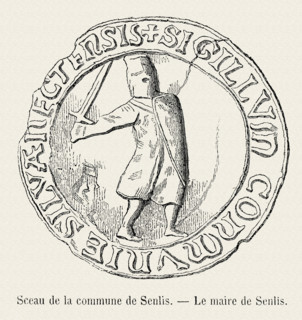 Sceau de la commune de Senlis.