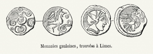 Gallic coins, found in Lime.