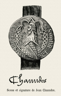 Sceau et signature de Jean Chandos.