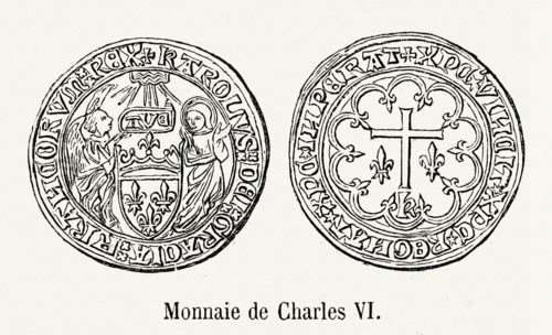 Coin of Charles VI.