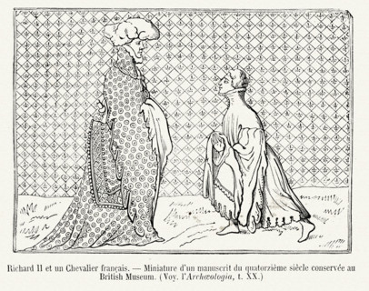 Richard II et un Chevalier français.