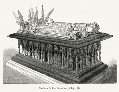 Grave of John the Fearless, in Dijon.