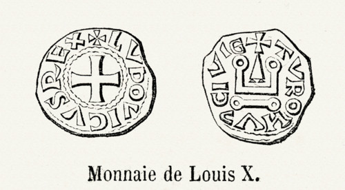 Coin of Louis X.