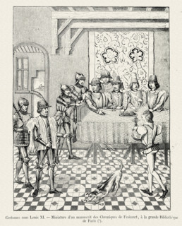 From the Froissart Chronicles: meal