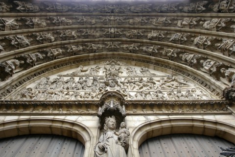 La cathédrale ND d'Anvers.