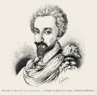 Portrait of Henry IV in his youth.