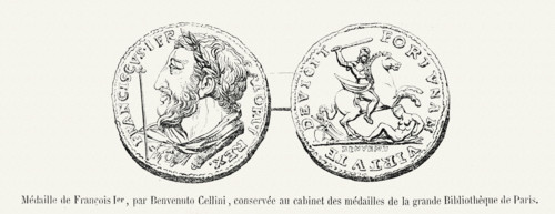 Médaille de François 1er, par Benvenuto Cellini.