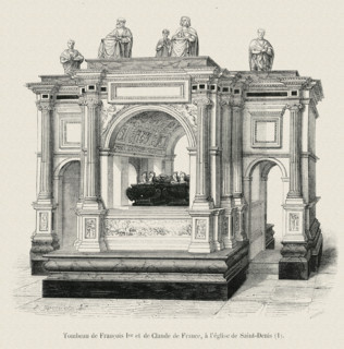 Tombeau de François 1er et de Claude de France.