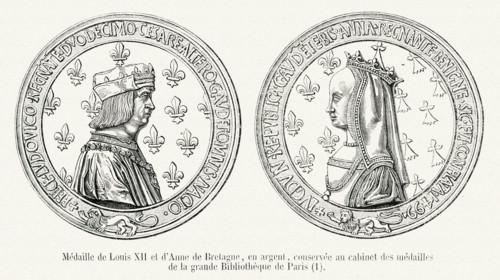 Medal of Louis XII and Anne of Brittany.