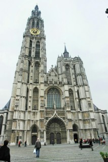 La cathédrale ND d'Anvers.