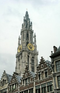 La cathédrale ND d'Anvers.