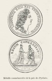 Médaille commémorative de la paix des Pyrénées.