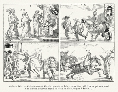 Caricature contre Mazarin.