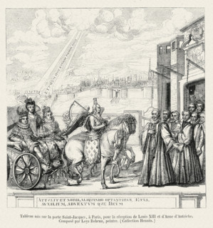 Tableau mis sur la porte Saint-Jacques.