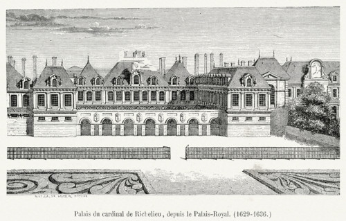Palais du cardinal de Richelieu, depuis le Palais-Royal (1629-1636).