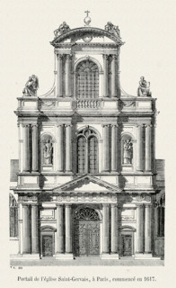 Portail de l'église Saint-Gervais.