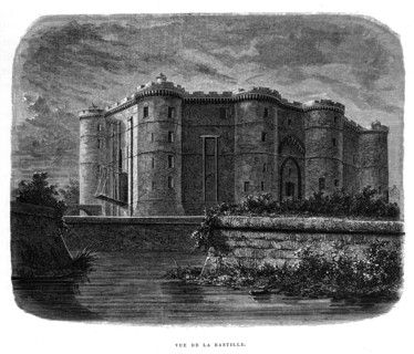 The Bastille Fortress in Paris