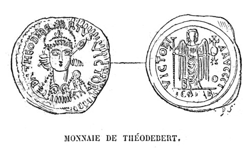 Monnaie de Théodebert.