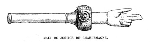 Main de Justice de Charlemagne.