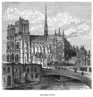 Notre-Dame de Paris au moyen-âge.