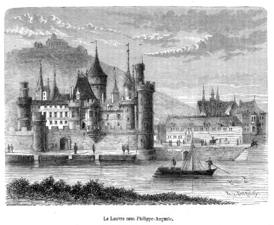 Le Louvre sous Philippe-Auguste.