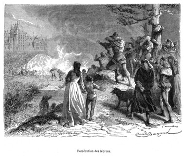 Persécution des lépreux.