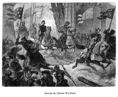 Entrée de Charles VI à Paris.