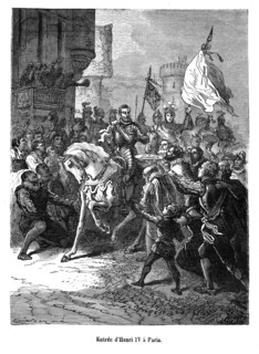 Entrée d'Henri IV à Paris.