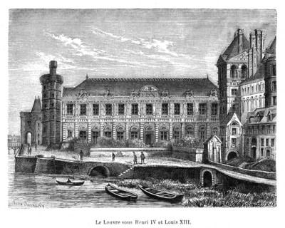 Le Louvre sous Henri IV et Louis XIII.