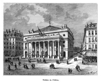 Théâtre de l'Odéon. Paris.