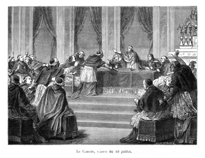 Le Concile, séance du 10 juillet. 1811 : Concile de Paris.