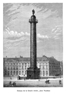 Paris. Place Vendôme. Colonne de la Grande Armée.