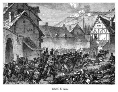 La bataille de Laon eut lieu le 9 et 10 mars 1814, entre l'armée française commandée par Napoléon