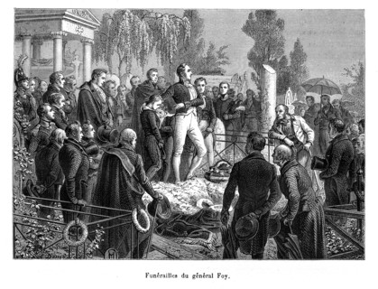 Funérailles du général Foy.