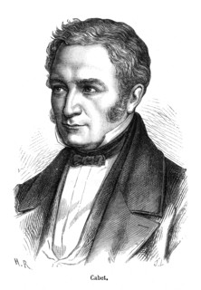 Étienne Cabet, né le 1er janvier 1788 à Dijon et décédé le 9 novembre 1856 à Saint-Louis
