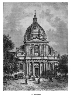 Paris. Vue de la Sorbonne.