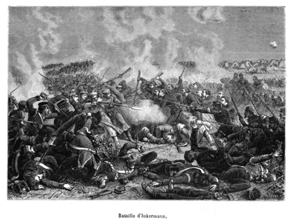 La bataille d'Inkermann eut lieu le 5 novembre 1854 entre l'armée russe et une coalition