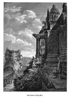 Les ruines d'Ang-Kor. Angkor est l'ancienne capitale de l'Empire khmer qui prospéra du IXe au XVe