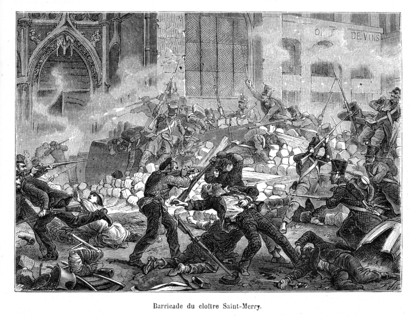 Barricades du cloître Saint-Merry. 5 et 6 juin 1832.