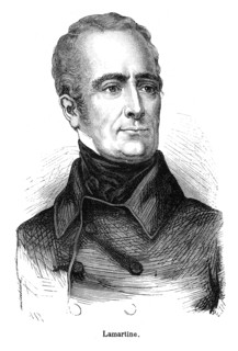 Alphonse Marie Louis de Prat de Lamartine, né à Mâcon le 21 octobre 1790 et mort à Paris le 28