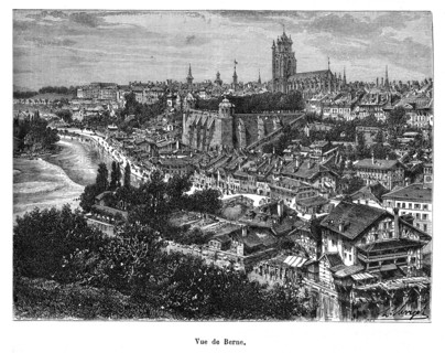Suisse. Vue de Berne.