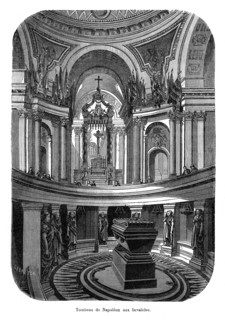 Tombeau de Napoléon aux Invalides.