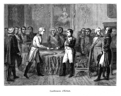 Conférences d'Erfurt. Le congrès d'Erfurt est une réunion entre l'empereur Napoléon Ier (France) et