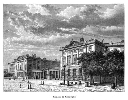 Château de Compiègne
Gravure de Narcisse Navellier d'après un dessin d'Alexandre de Bar