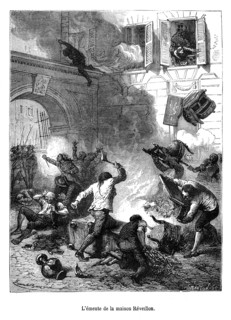 Révolution française. L'émeute de la maison Réveillon.