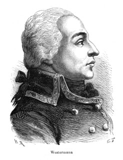 François-Joseph Westermann, né à Molsheim (Alsace), le 5 septembre 1751, guillotiné à Paris, le 5