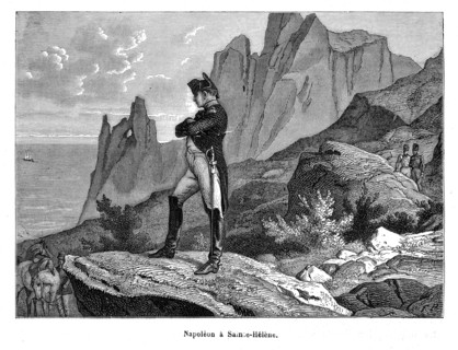 Napoléon à Sainte-Hélène.