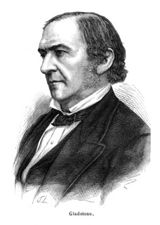 William Ewart Gladstone (29 décembre 1809 à Liverpool - 19 mai 1898 à Hawarden, Flintshire) était