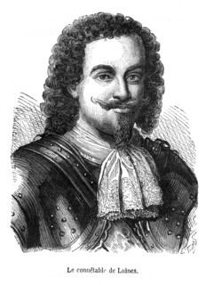 Le connétable de Luynes. Le titre de duc de Luynes, pair de France, a été créé par lettres patentes