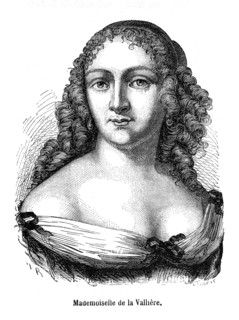 Mademoiselle de la Vallière. Louise Françoise de La Baume Le Blanc, demoiselle puis duchesse de La